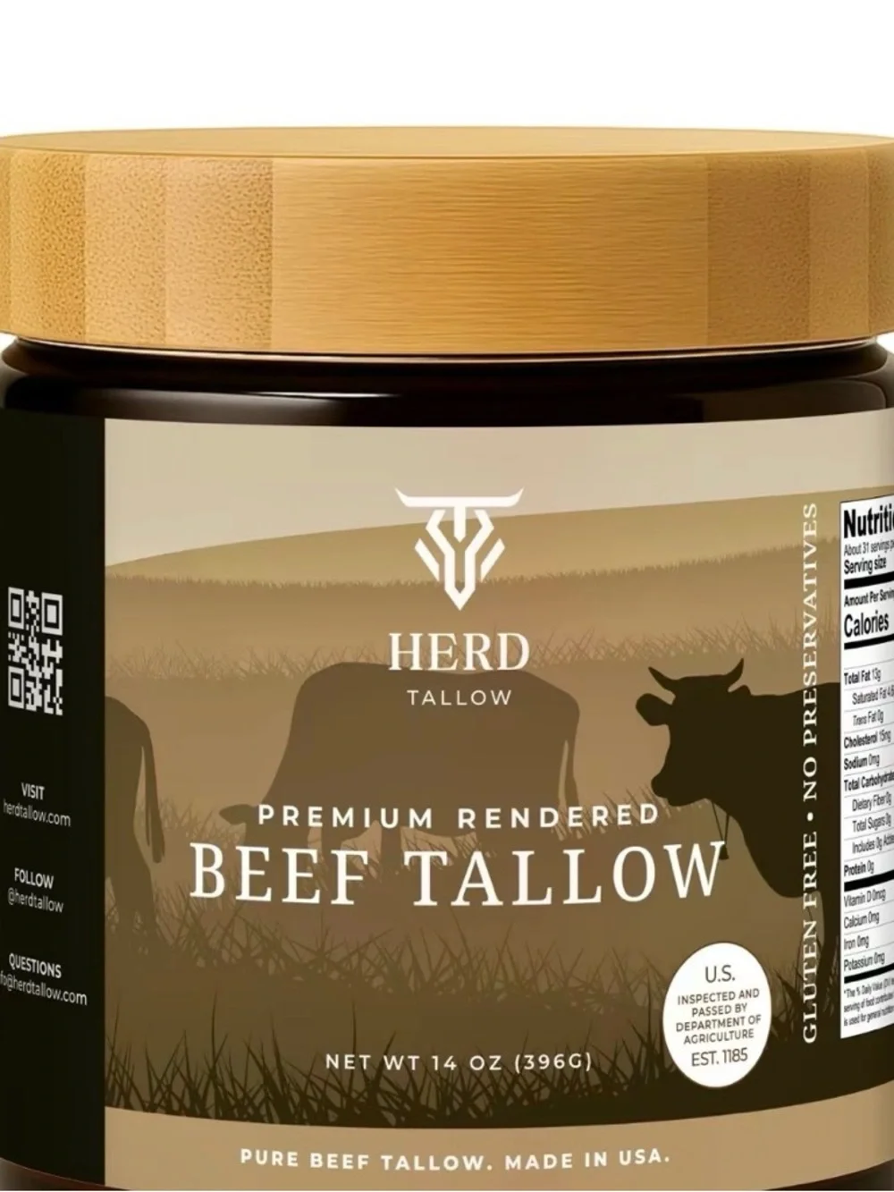Premium Rendered Beef Tallow - Picture 1 of 3